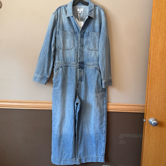 Pistola Leo relaxed Brunswick denim jumpsuit - Picture 3 of 11